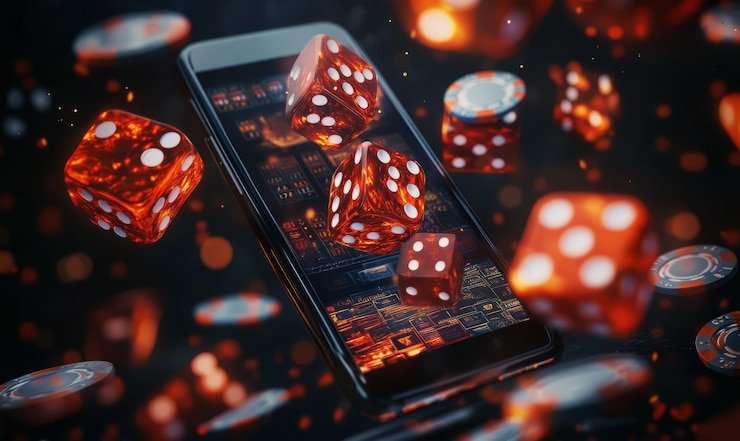 Pengguna membaca versi mobile tombol88